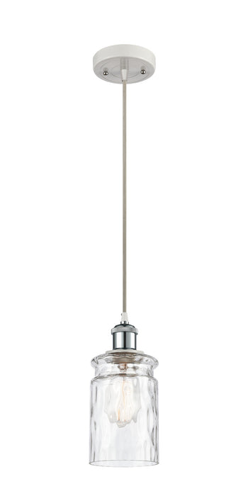 Innovations 516-1P-WPC-G352-LED LED Mini Pendant, White Polished Chrome