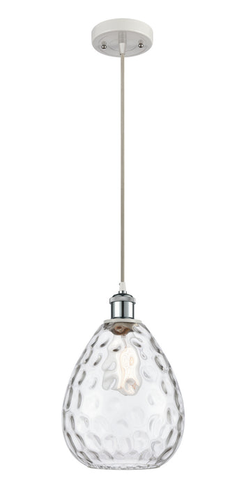 Innovations 516-1P-WPC-G372 One Light Mini Pendant, White Polished Chrome