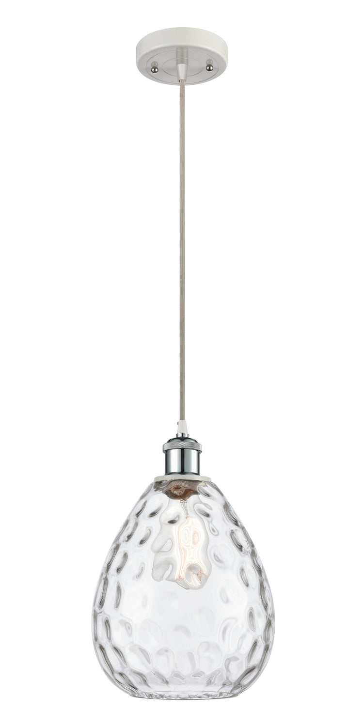 Innovations 516-1P-WPC-G372-LED LED Mini Pendant, White Polished Chrome