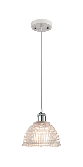 Innovations 516-1P-WPC-G422 One Light Mini Pendant, White Polished Chrome