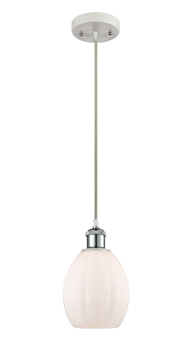 Innovations 516-1P-WPC-G81-LED LED Mini Pendant, White Polished Chrome