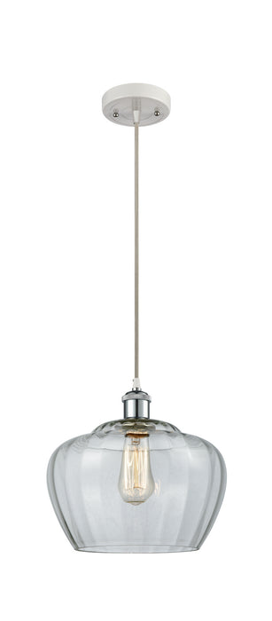 Innovations 516-1P-WPC-G92-L One Light Mini Pendant, White Polished Chrome