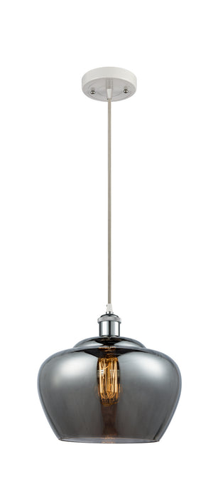 Innovations 516-1P-WPC-G93-L One Light Mini Pendant, White Polished Chrome
