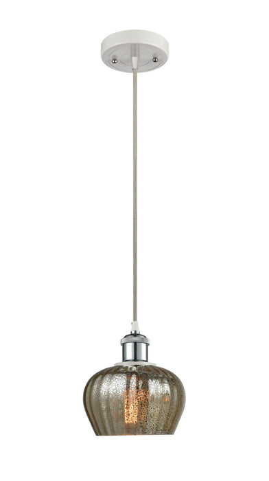 Innovations 516-1P-WPC-G96-LED LED Mini Pendant, White Polished Chrome