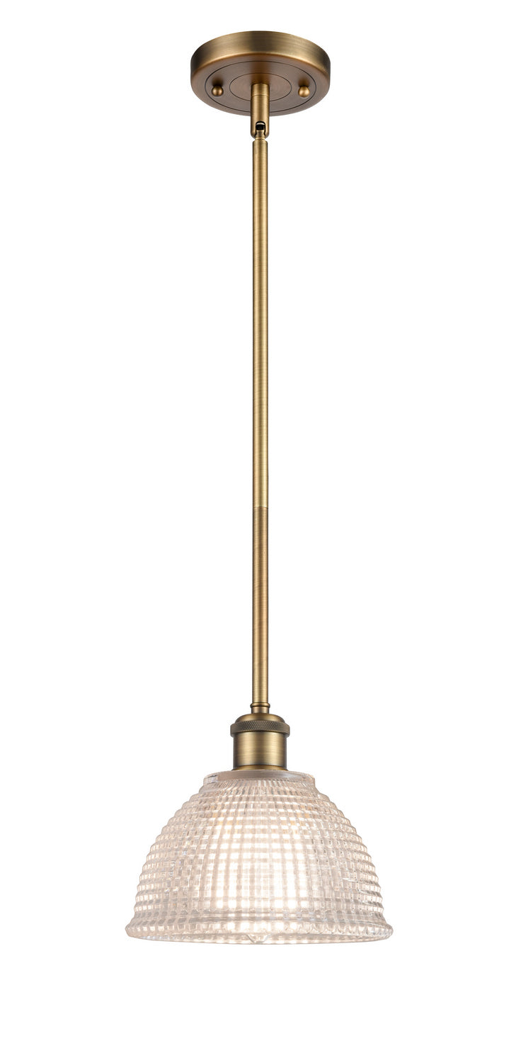 Innovations 516-1S-BB-G422 One Light Mini Pendant, Brushed Brass