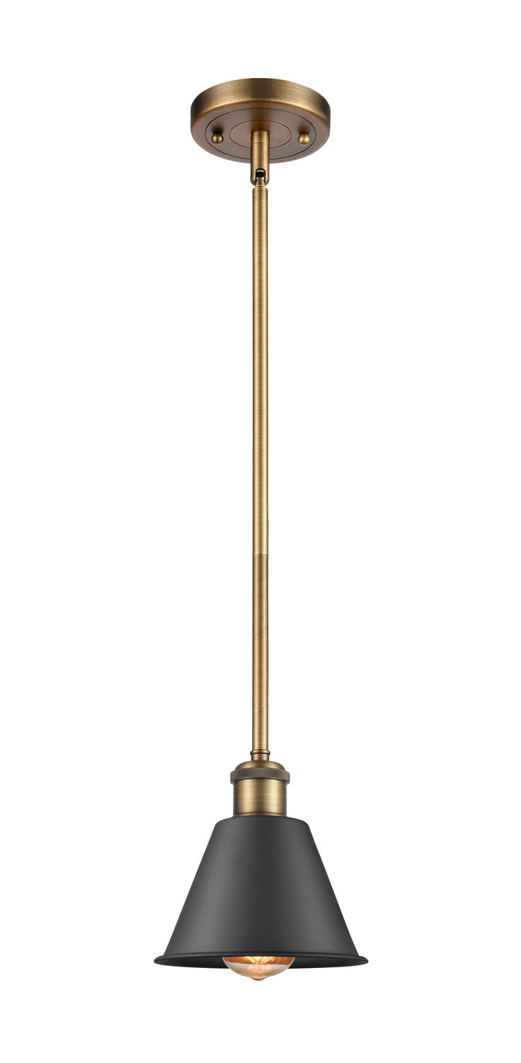 Innovations 516-1S-BB-M8 One Light Mini Pendant, Brushed Brass
