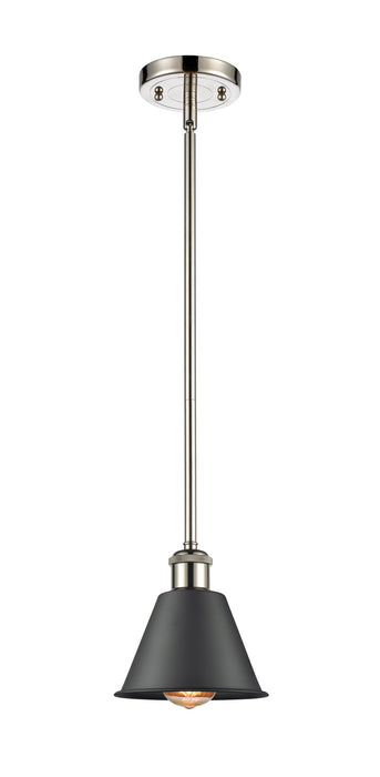 Innovations 516-1S-PN-M8 One Light Mini Pendant, Polished Nickel