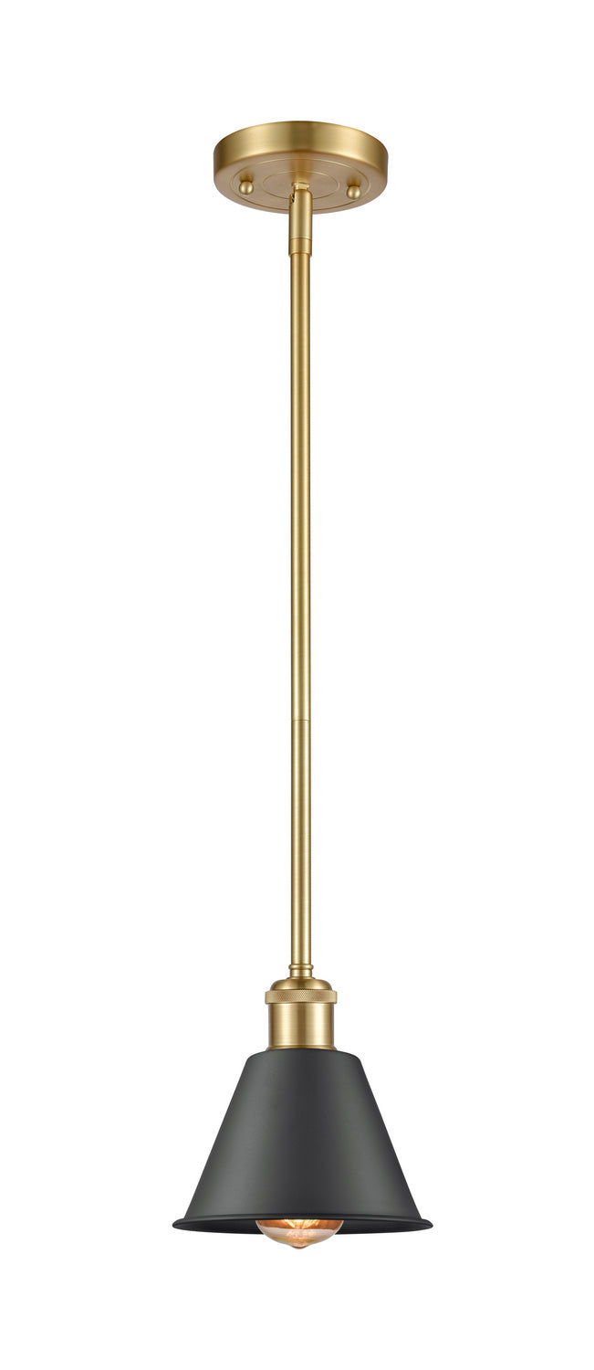Innovations 516-1S-SG-M8 One Light Mini Pendant, Satin Gold