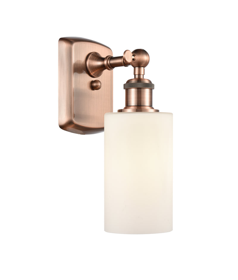 Innovations 516-1W-AC-G801 One Light Wall Sconce, Antique Copper