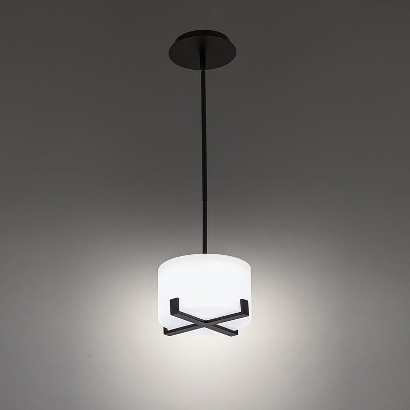 W.A.C. Lighting PD-69108-BK LED Mini Pendant, Black
