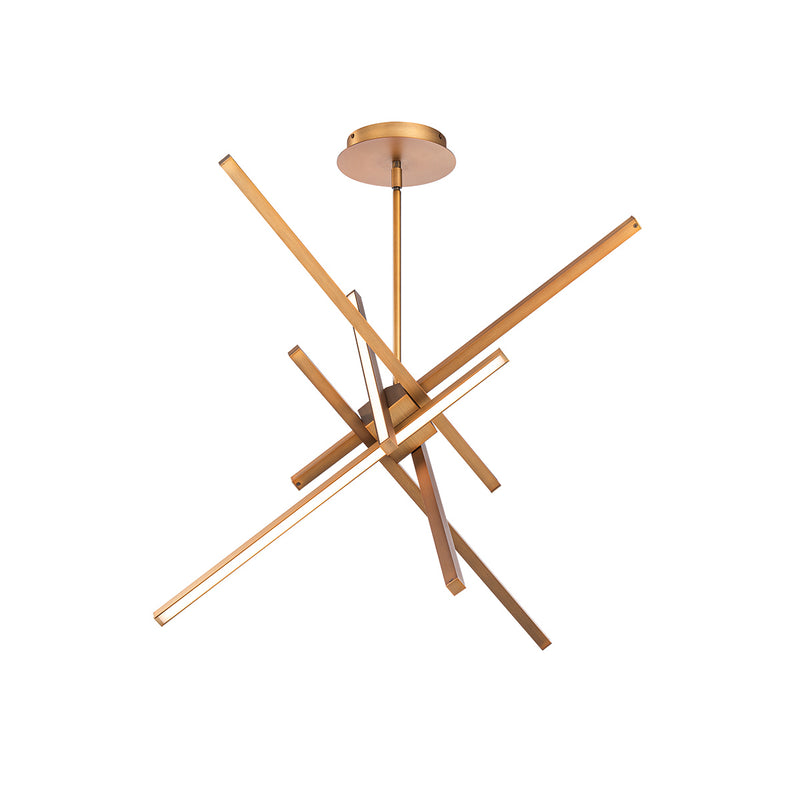 W.A.C. Lighting PD-73129-AB LED Pendant, Aged Brass