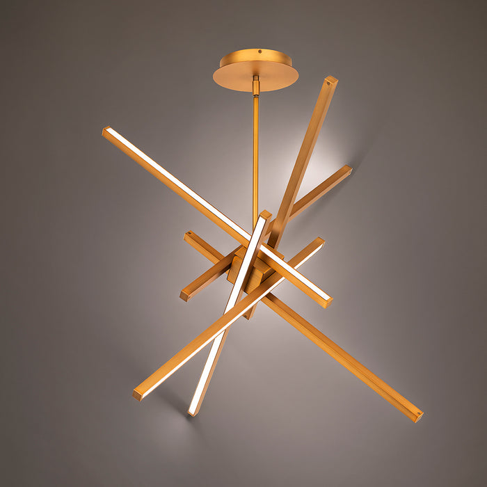 W.A.C. Lighting PD-73139-AB LED Pendant, Aged Brass