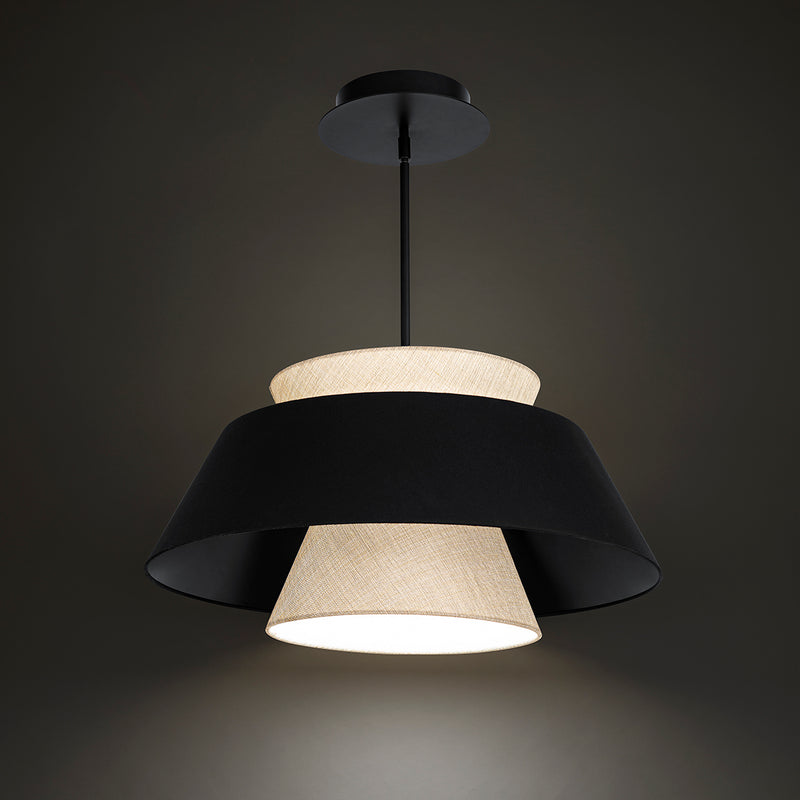 W.A.C. Lighting PD-75126-BK LED Pendant, Black
