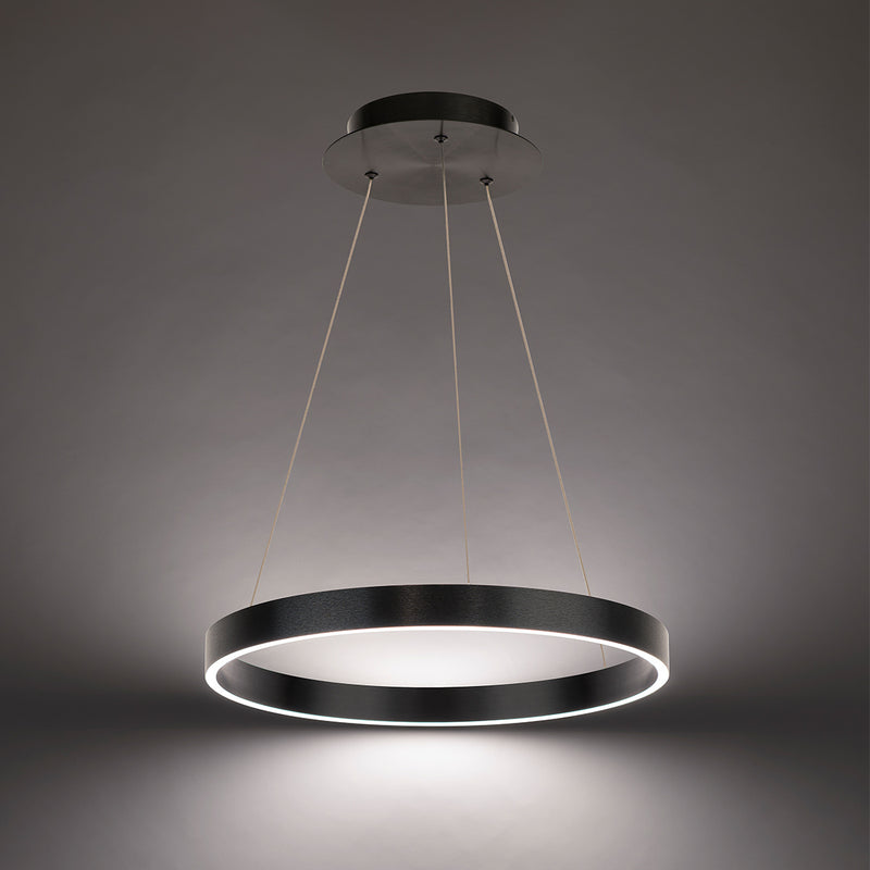 W.A.C. Lighting PD-81118-BK LED Pendant, Brushed Black