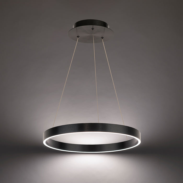 W.A.C. Lighting PD-81118-BK LED Pendant, Brushed Black