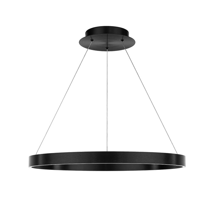 W.A.C. Lighting PD-81124-BK LED Pendant, Brushed Black