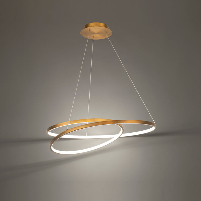 W.A.C. Lighting PD-83128-AB LED Pendant, Aged Brass