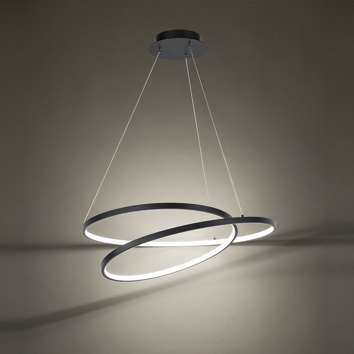 W.A.C. Lighting PD-83128-BK LED Pendant, Black