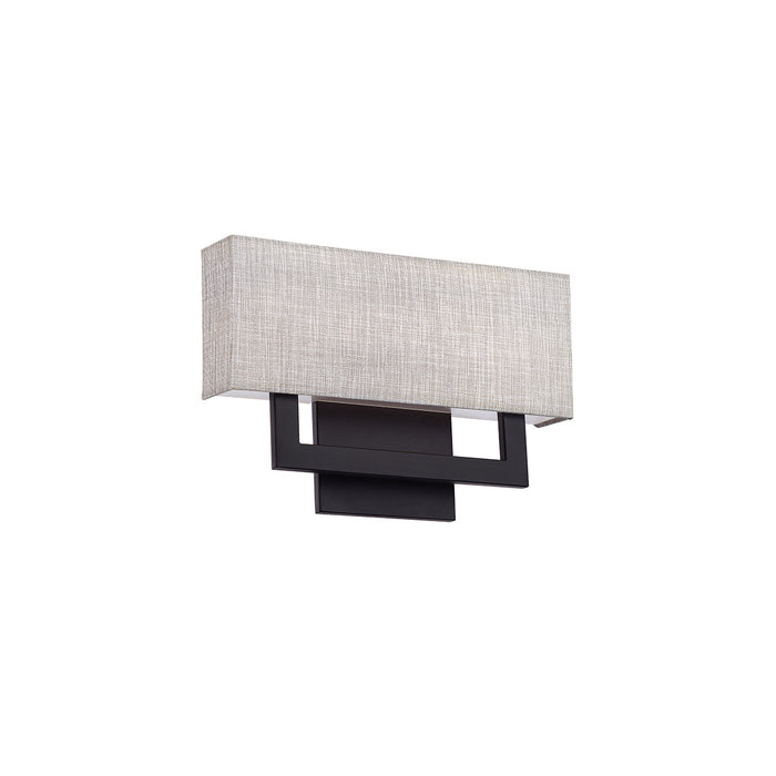 W.A.C. Lighting WS-13115-BK LED Wall Sconce, Black