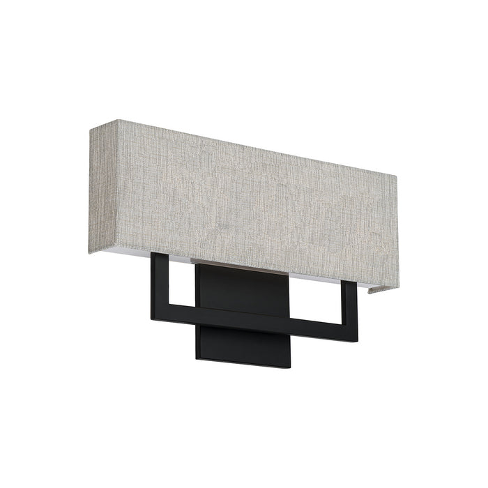 W.A.C. Lighting WS-13122-BK LED Wall Sconce, Black