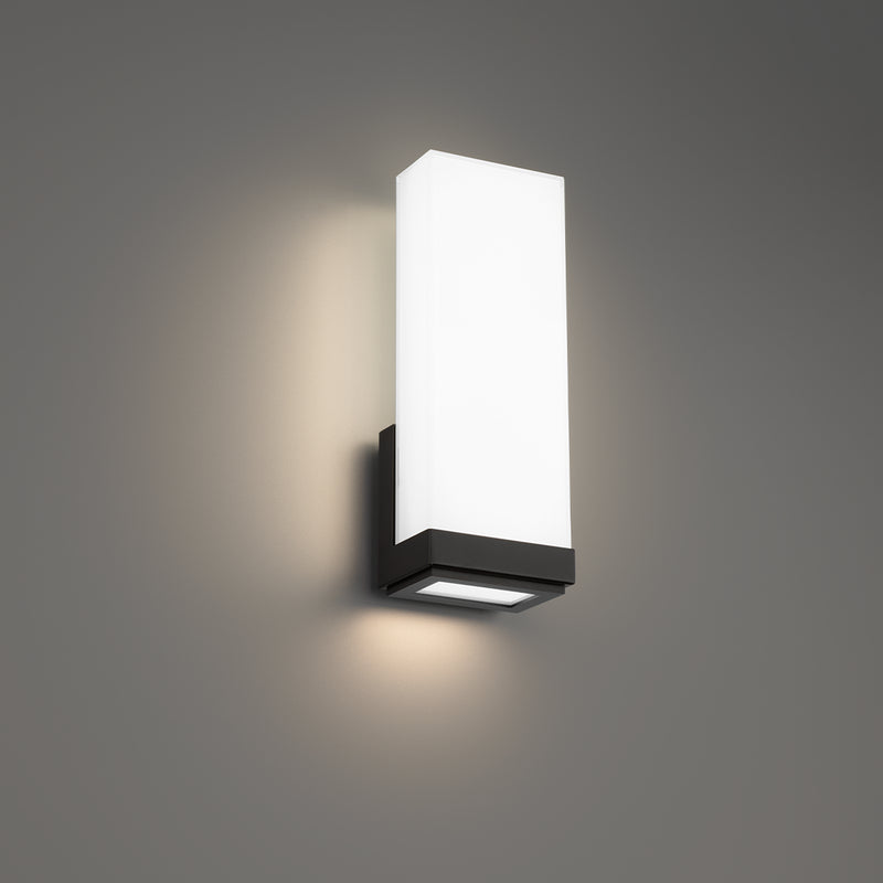 W.A.C. Lighting WS-43114-27-BK LED Wall Sconce, Black