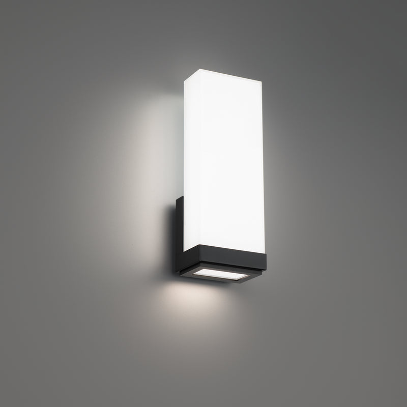 W.A.C. Lighting WS-43114-30-BK LED Wall Sconce, Black