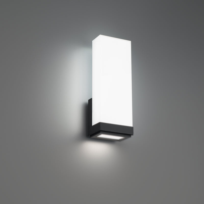 W.A.C. Lighting WS-43114-35-BK LED Wall Sconce, Black