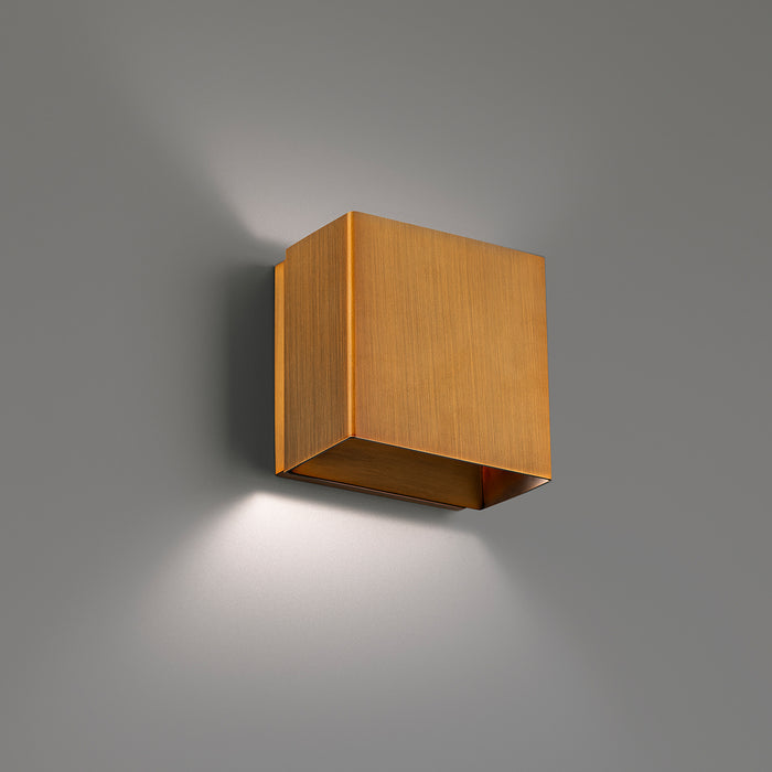 W.A.C. Lighting WS-45105-27-AB LED Wall Sconce, Aged Brass
