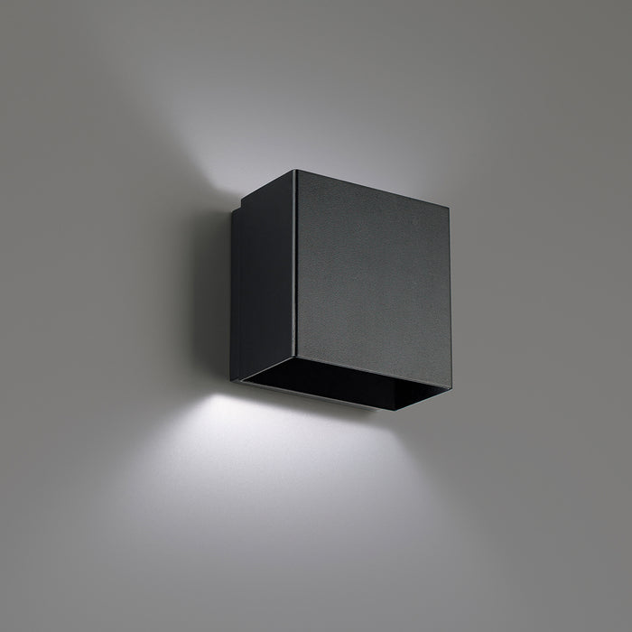 W.A.C. Lighting WS-45105-30-BK LED Wall Sconce, Black