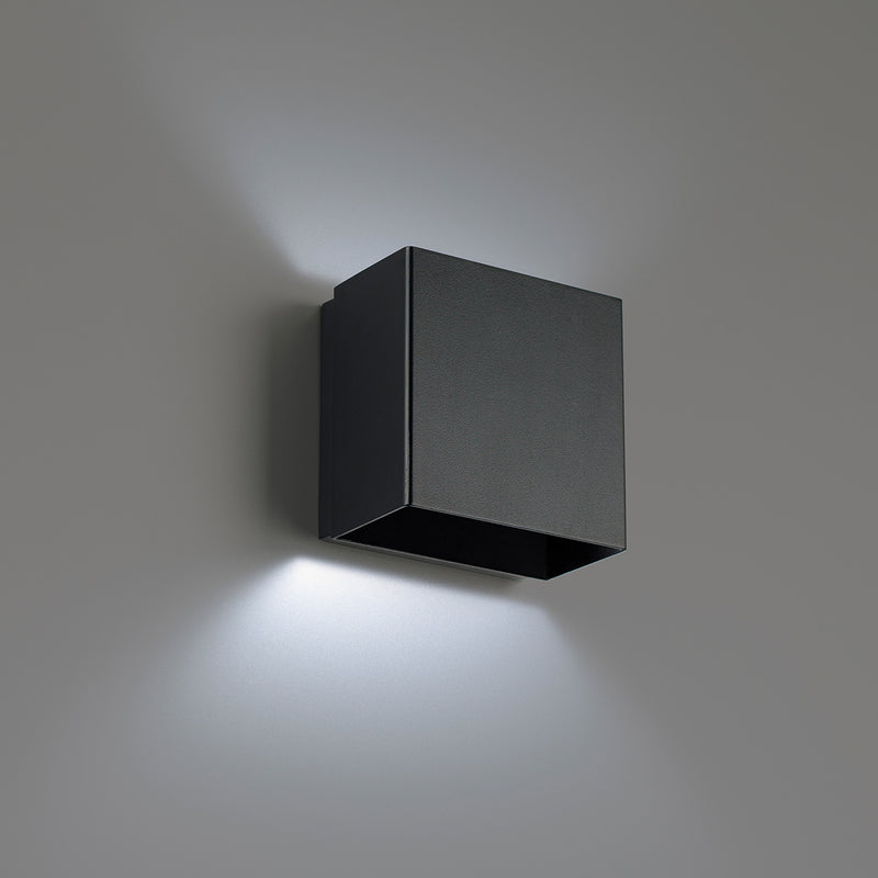 W.A.C. Lighting WS-45105-35-BK LED Wall Sconce, Black