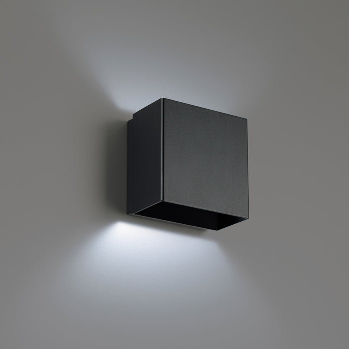 W.A.C. Lighting WS-45105-35-BK LED Wall Sconce, Black