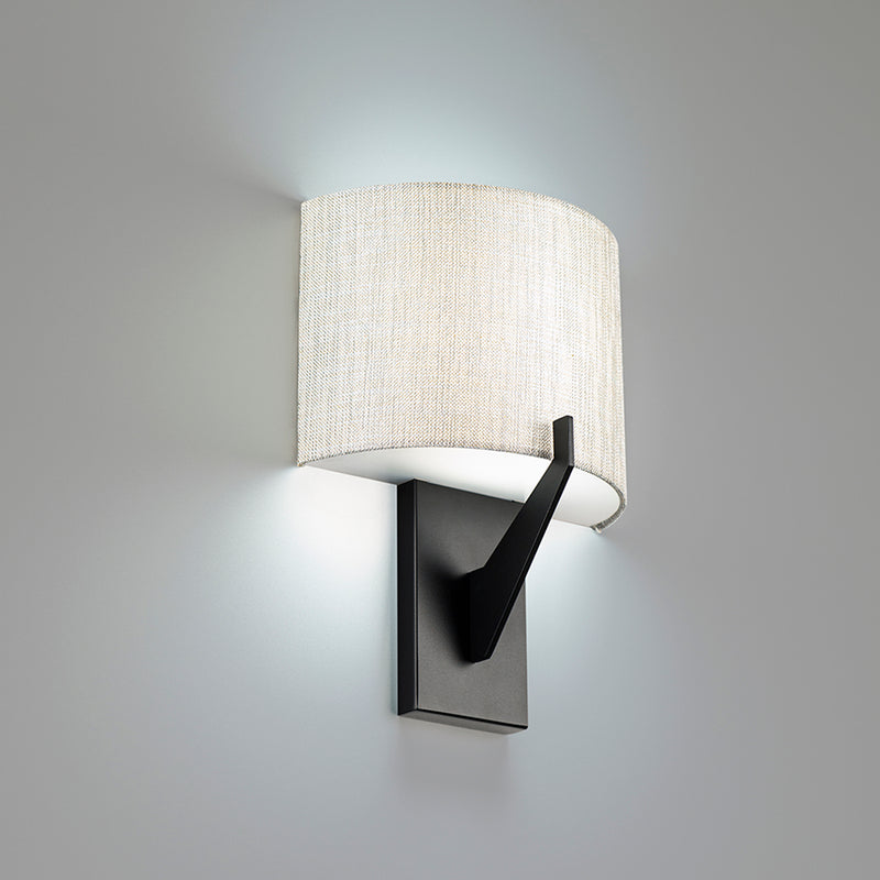 W.A.C. Lighting WS-47108-30-BK LED Wall Sconce, Black