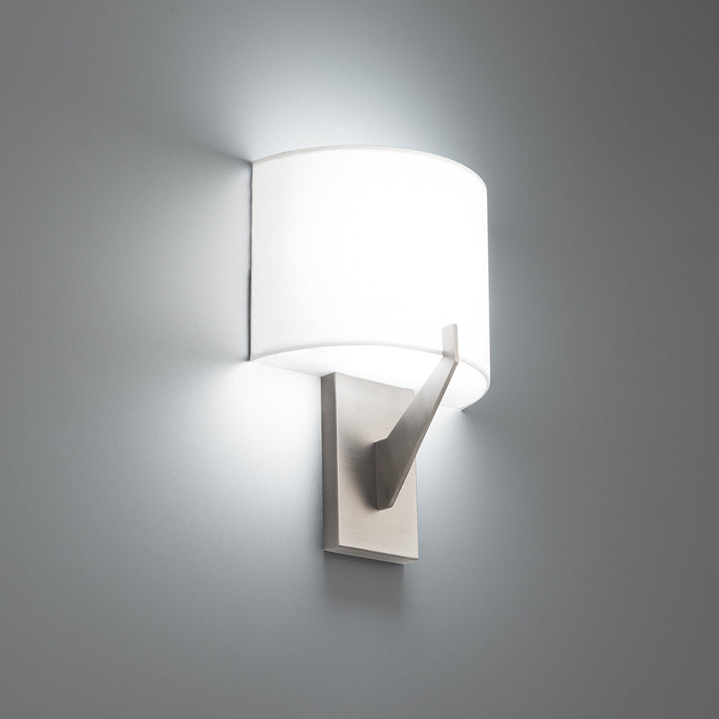 W.A.C. Lighting WS-47108-30-BN LED Wall Sconce, Brushed Nickel