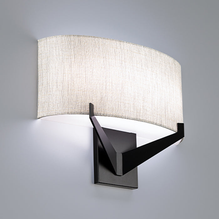 W.A.C. Lighting WS-47116-30-BK LED Wall Sconce, Black