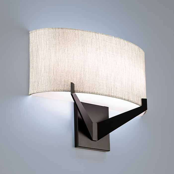 W.A.C. Lighting WS-47116-35-BK LED Wall Sconce, Black