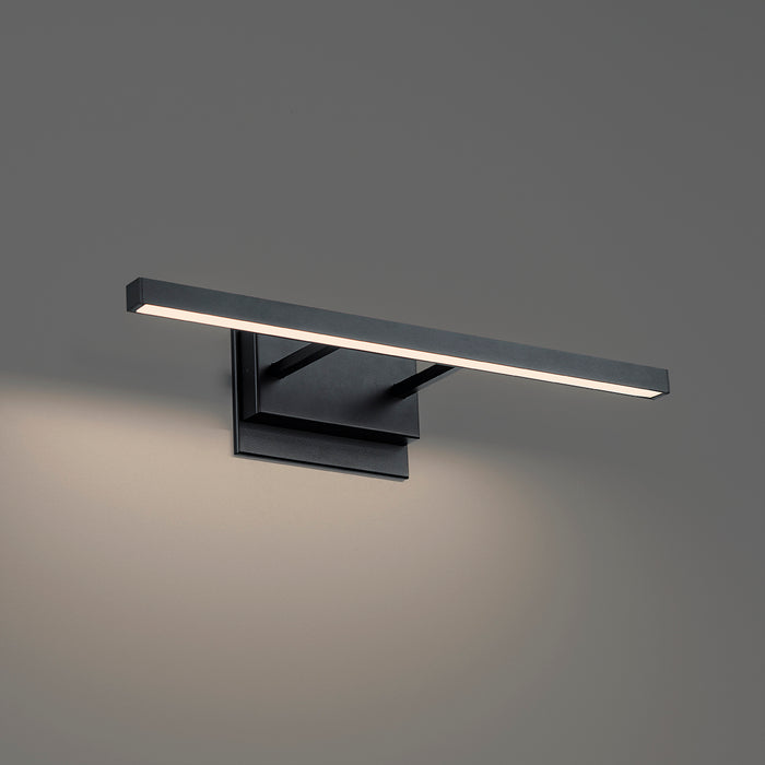 W.A.C. Lighting WS-73117-27-BK LED Bath, Black
