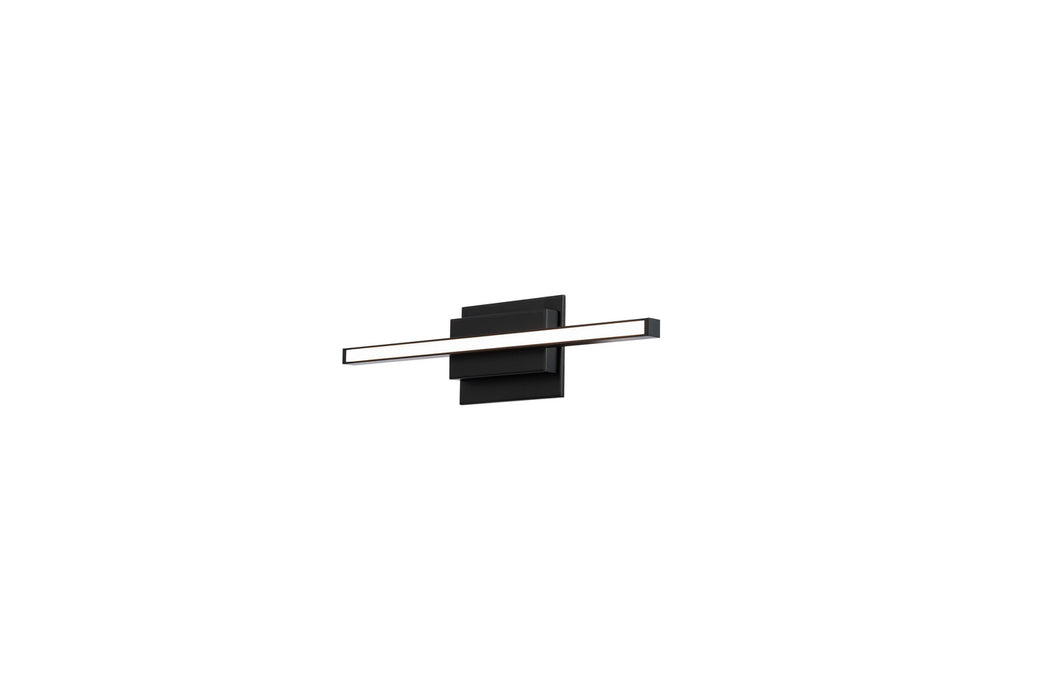 W.A.C. Lighting WS-73118-BK LED Bath, Black