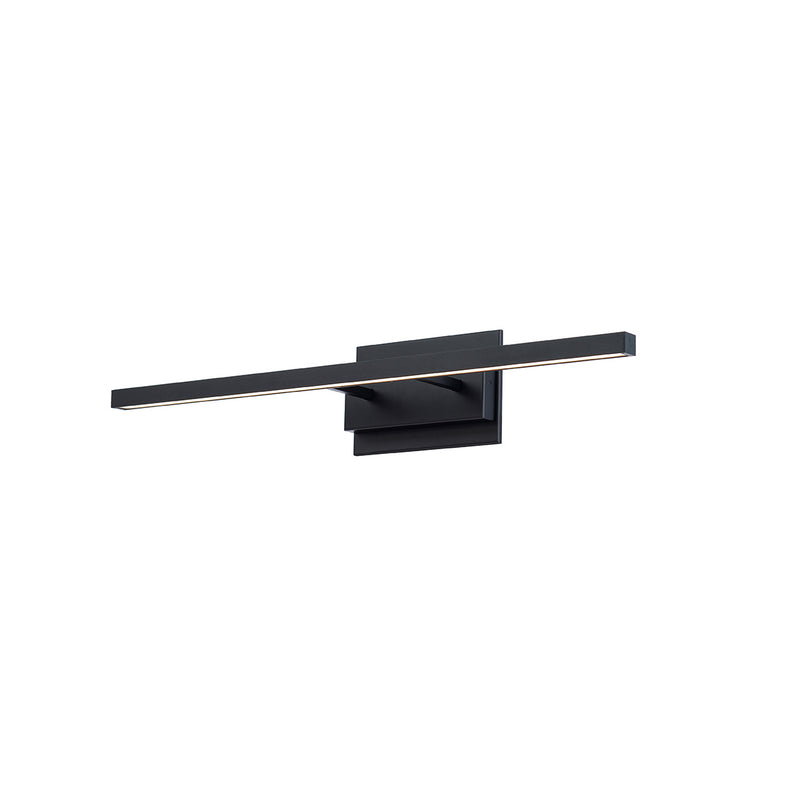W.A.C. Lighting WS-73123-27-BK LED Bath, Black
