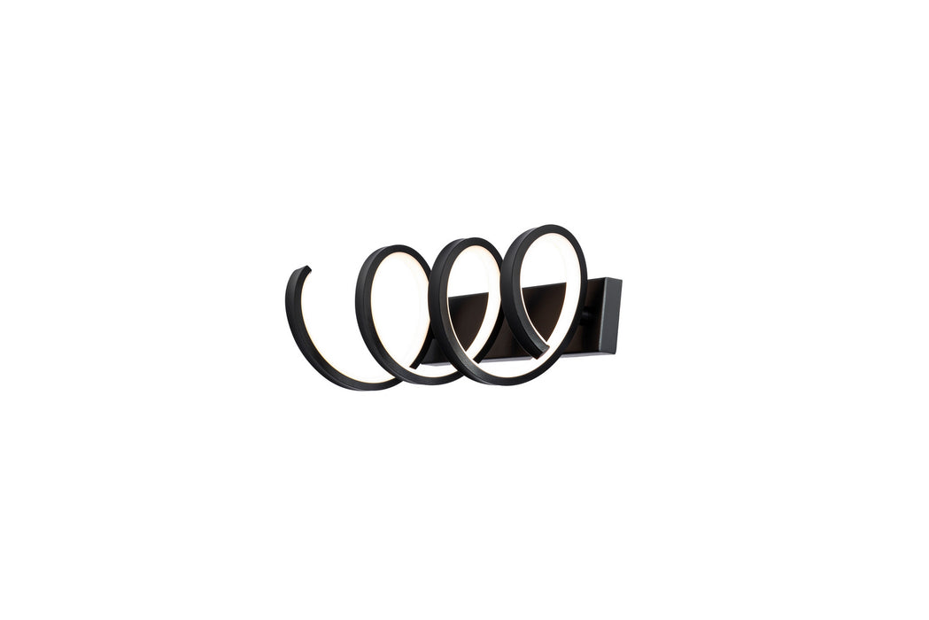 W.A.C. Lighting WS-83120-BK LED Bath, Black