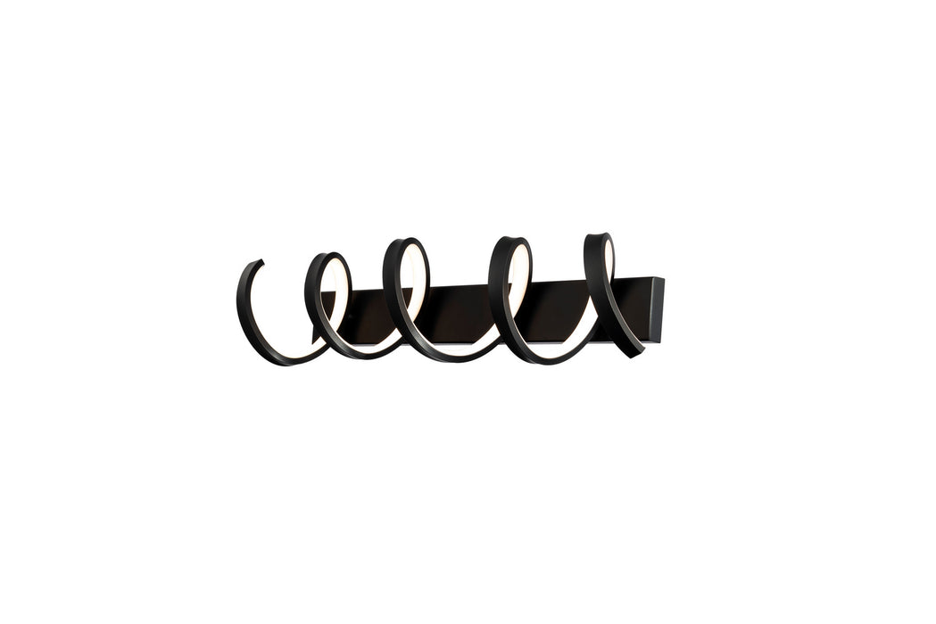 W.A.C. Lighting WS-83129-BK LED Bath, Black