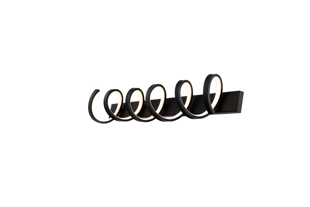 W.A.C. Lighting WS-83139-BK LED Bath, Black