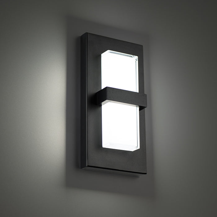 W.A.C. Lighting WS-W21110-30-BK LED Outdoor Wall Light, Black