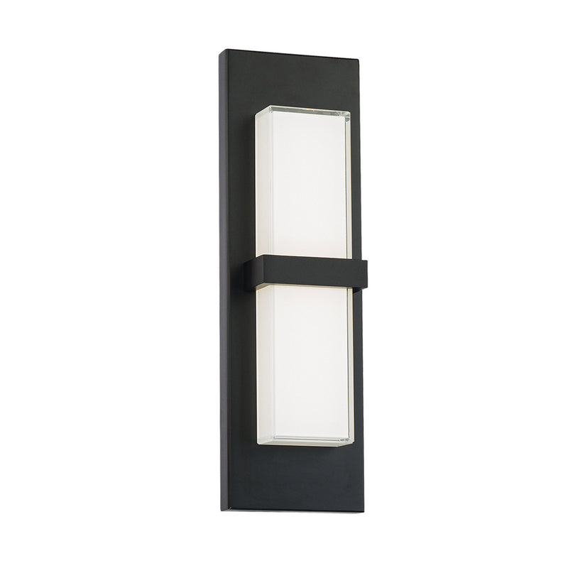W.A.C. Lighting WS-W21116-30-BK LED Outdoor Wall Light, Black