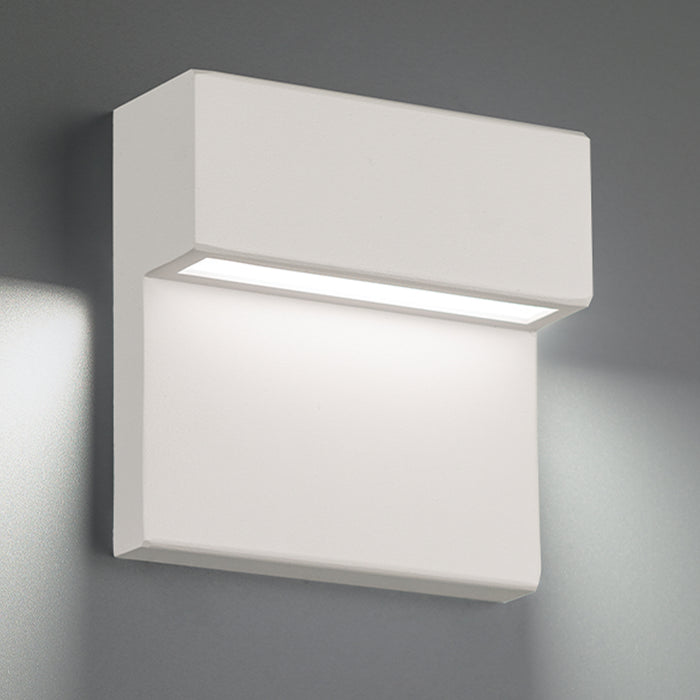 W.A.C. Lighting WS-W25106-30-WT LED Outdoor Wall Light, White