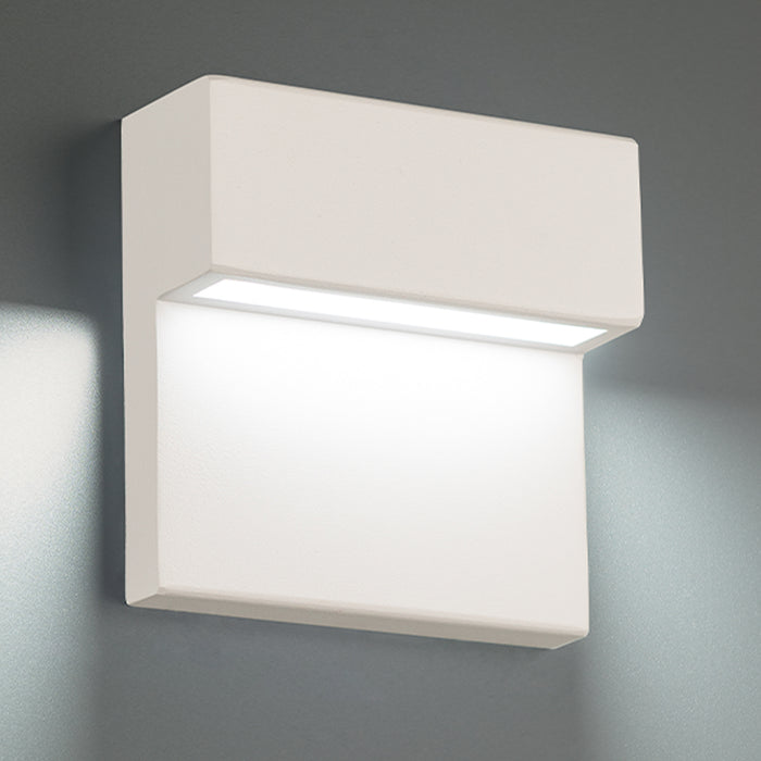 W.A.C. Lighting WS-W25106-35-WT LED Outdoor Wall Light, White