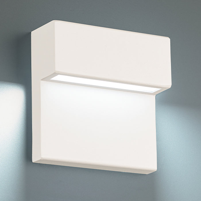 W.A.C. Lighting WS-W25106-40-WT LED Outdoor Wall Light, White