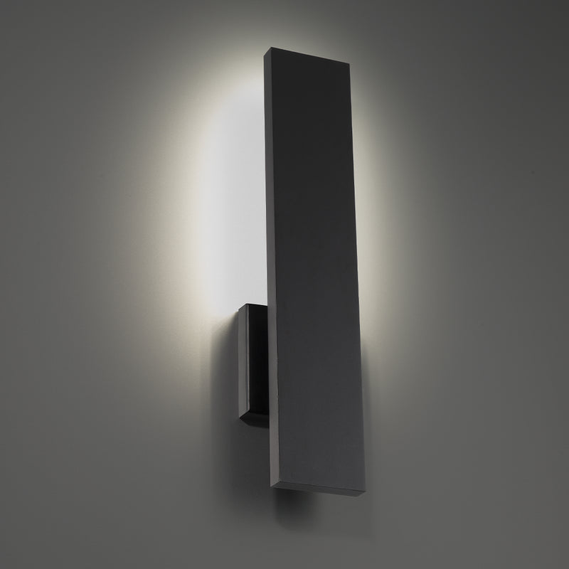 W.A.C. Lighting WS-W29118-30-BK LED Outdoor Wall Light, Black