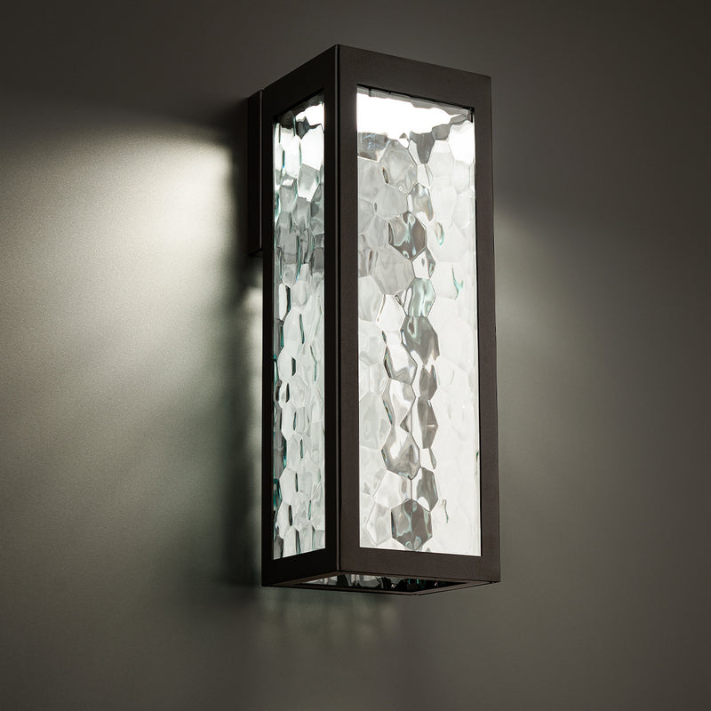 W.A.C. Lighting WS-W33118-BK LED Outdoor Wall Light, Black