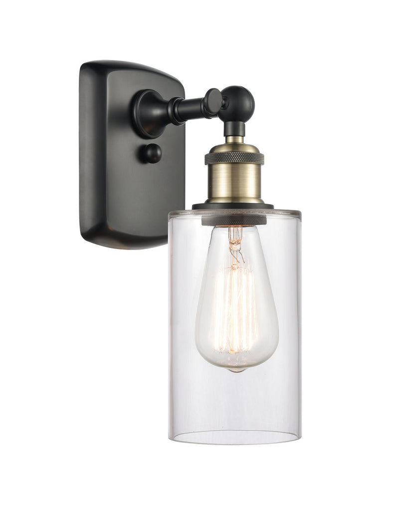 Innovations 516-1W-BAB-G802 One Light Wall Sconce, Black Antique Brass