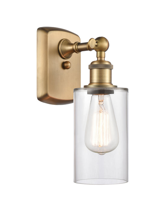 Innovations 516-1W-BB-G802-LED LED Wall Sconce, Brushed Brass